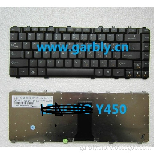 Layout Original Laptop Balck Us Keyboard for Lenovo Y450/Y460/Y550